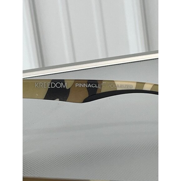 Kreedom Pinnacle Polarized Sunglasses Camo Frame Orange Lenses UV Protection NEW - Picture 4 of 6